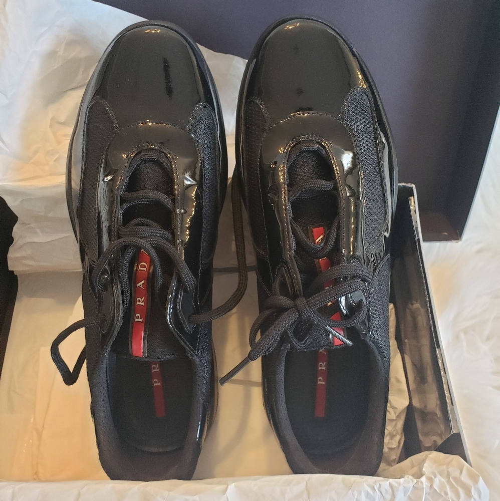 Authentic Prada America Cup shoes